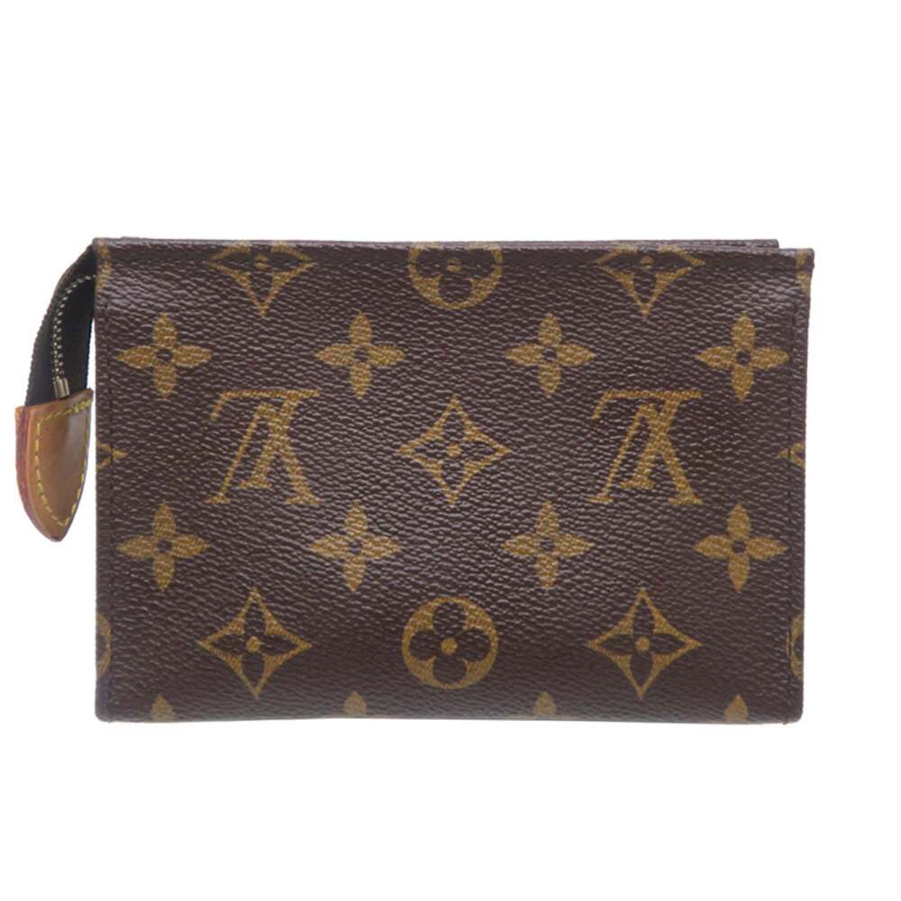 LOUIS VUITTON Authentic Brown Monogram Pouch - Picture 2 of 9